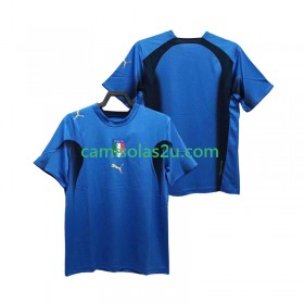 Camisolas de futebol Itália 2006 Retro Equipamento Principal Manga Curta